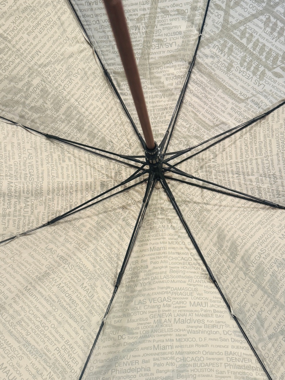 Four Seasons Luxury large Umbrella from Lanai Hawaii - Picture 5 of 10